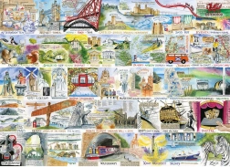 Puzzle Britské a brilantné 1000 dielikov GIBSONS