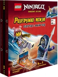 LEGO NINJAGO: súbojoví ninjovia – interaktívna kniha s 2 minifigúrkami a 68 kockami