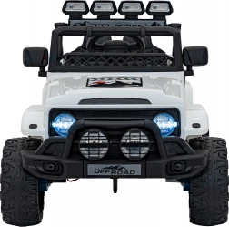 Elektrické detské auto Off‑Road Climber – Biela