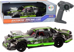 RC auto na diaľkové ovládanie 1:16 Gumové driftovacie kolesá zelená
