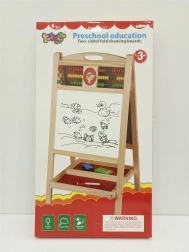 Drevená obojstranná tabuľa s počítadlom