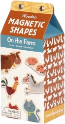 Mudpuppy drevená magnetická sada Na farme