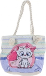 Taška cez rameno s motívom mačky