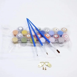 Maľovanie podľa čísel s rámom 40 × 30 cm – MOTOR GHOST RIDER