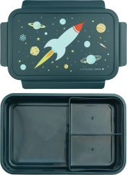 A Little Lovely Company vesmírny box na desiatu s priehradkami 1,2 l