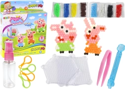 Vodné koráliky DIY – sada 8 farieb s motívmi prasiatok