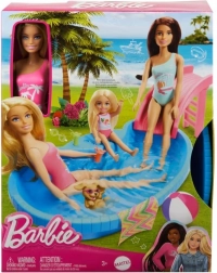 Bábika Barbie s bazénom