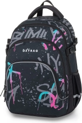 Študentský batoh OXY Scooler Graffiti Pink