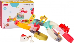 Prísavný kúpeľový pretekársky tobogan 37 dielov