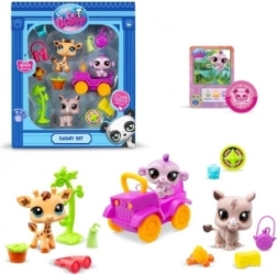 Littlest Pet Shop safari sada s 3 zvieratkami