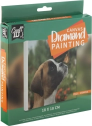 Grafix Diamantové maľovanie Šteniatko 18x18 cm