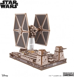 Ugears 3D drevená mechanická skladačka Star Wars TIE stíhačka