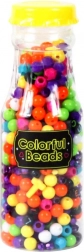 Farebná sada korálok vo fľaštičke