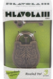 Kovový hlavolam – zámok