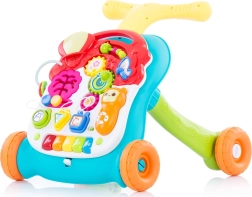 CHIPOLINO interaktívne chodítko a herný stolík 2v1 – zelené