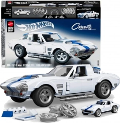 Hot Wheels Brick Shop Corvette Grand Sport stavebnica 1:16, 918 dielov