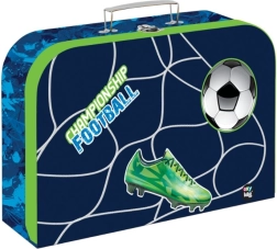 Detský laminovaný kufrík s motívom futbalu 34 cm