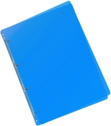 Modrý zakladač A5 s krúžkovou mechanikou