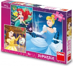 Puzzle DISNEY PRINCESS 3×55 dielikov