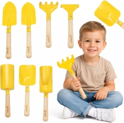 Detská kovová súprava záhradného náradia Classic World Edu – 8 ks