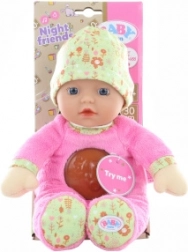 Baby born pre bábätká svietiaca bábika do postieľky 30 cm