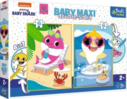 Detské puzzle Baby Shark 2x10 dielikov Veselý deň žraloka