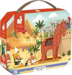 Panoramatické puzzle v kufríku antika a mytológia 100 dielikov