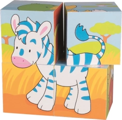 Drevené kocky Zvieratká od Goki