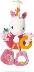 Lilliputiens - motorická hračka s aktivitami - jednorožec Lena