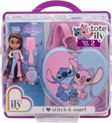 Disney ILY 4Ever mini bábika Stitch & Angel s doplnkami