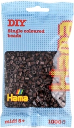 Hnedé zažehľovacie koráliky 5 mm – 1000 ks