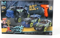 Stavebnica auto 3 v 1 so skrutkovačom a detskou vŕtačkou