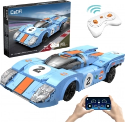 Stavebnica CaDA RC pretekárske auto AZURE STORM 1:20, 266 dielikov, Dual Mode