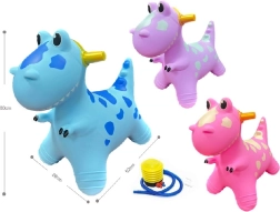 Detský skákací dinosaurus s pumpičkou