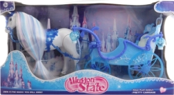 Kôň s modrým kočiarom