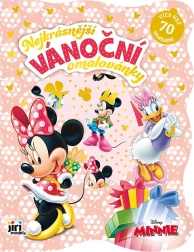 Vianočné omaľovánky so samolepkami Minnie