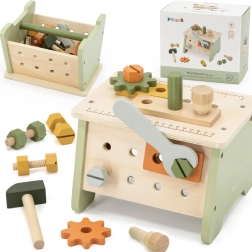 Viga PolarB mini dielňa 2v1 drevená sada náradia