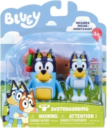 Figúrky Bluey na skateboarde