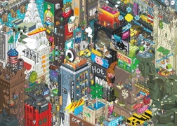 Heye puzzle Pixorama: newyorské pátranie 1000 dielikov
