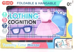 Mäkká knižka 3v1 pre najmenších so zrkadielkom a hryzátkom