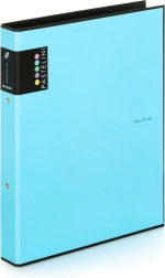 Zakladač A4 PASTELINI modrý, 2‑krúžkový lamino