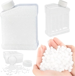 Hydrogelové guľôčky do gélových pištolí, biele – 20000 ks