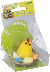 Dekoratívne kuriatko v hniezde