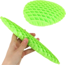 Žltá antistresová senzorická hračka Fidget Worm na rozťahovanie