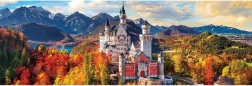 Panoramatické puzzle zámok Neuschwanstein, Nemecko 1000 dielikov