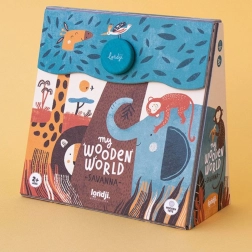 Londji drevená skladačka savana