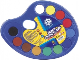 Vodové farby Astra 12 farieb