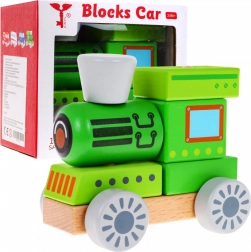 Drevený vláčik pre deti od 2 rokov