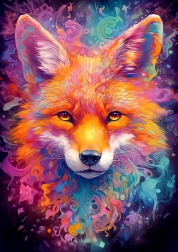 Puzzle Ohnivá líška 1000 dielikov