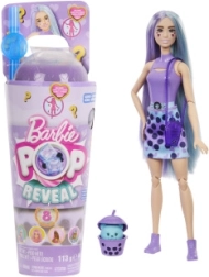 Barbie Pop Reveal Bubble Tea bábika – taro mlieko